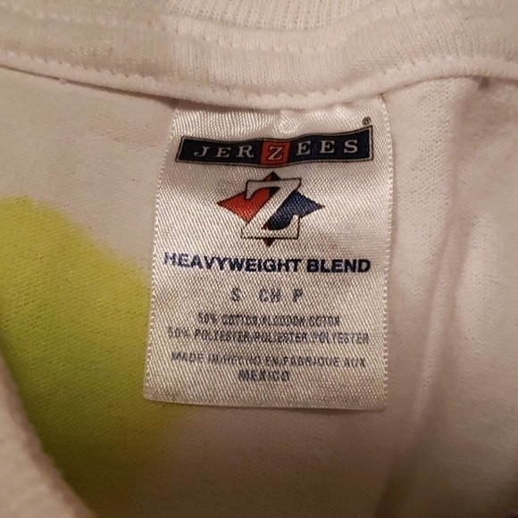 Tie Dye Tee Cross Country Tee on White S - Picture 6 of 8